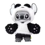 Peluche stitch panda ? jouet mignon ultra doux costume panda - cadeau ideal pour no�l - peluche 14cm