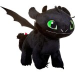 Peluche toothless night fury 40cm - dragons - how to train your dragon 3 - glow in the dark