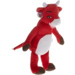 Peluche vache qui rit rouge et blanche 30 cm Peluche vache qui rit rouge et blanche 30 cm