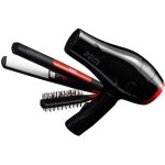 Pem set beauté voyage : sèche cheveux voyage + lisseur + brosse 2 sens - ki - 201 - noir Pem set beauté voyage : sèche cheveux voyage + lisseur + brosse 2 sens - ki - 201 - noir
