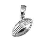 Pendentif ballon rugby