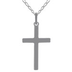 Pendentif croix en argent 925 avec cha�ne - mixte