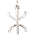 Pendentif croix berbreargent 925 /  garanti sans nickel