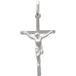 Pendentif croix avec christ argent massif 925 garanti sans nickel