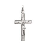 Pendentif croix avec christ argent massif 925°°° garanti sans nickel Pendentif croix avec christ argent massif 925°°° garanti sans nickel