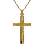 Pendentif croix plaqué or 18 carats + chaîne plaqué or 50cm - dorée - adulte - plaqué or - doré - mixte ... Pendentif croix plaqué or 18 carats + chaîne plaqué or 50cm - dorée - adulte - plaqué or - doré - mixte ...