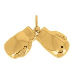Pendentif gant de boxe en or jaune 18 carats + chaîne en or offerte Pendentif gant de boxe en or jaune 18 carats + chaîne en or offerte