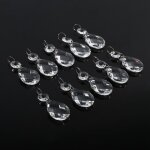Pendentif de lustre - fydun - 10 pièces - verre cristal k9 - 66 x 26 cm - accessoires de bricolage Pendentif de lustre - fydun - 10 pièces - verre cristal k9 - 66 x 26 cm - accessoires de bricolage