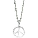 Pendentif peace and love
