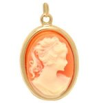 Pendentif plaqu� or jos�phine ii