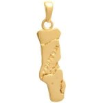 Pendentif plaqu� or portugal