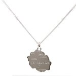 Collier 55cm - pendentif carte de reunion - en argent 925 massif - pendentif et chaine avec boite - cadeau ...