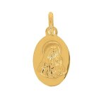 Pendentif vierge à lenfant en or 375 / 1000 + chaîne offerte Pendentif vierge à lenfant en or 375 / 1000 + chaîne offerte