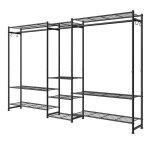 Penderie souple m�tallique ouvert avec 3 tringles et 10 �tag�res 30 x 2064 x 1571 cm pour chambre entr�e ...