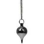 Pendule - lhorin �sot�risme - goutte - nickel� - 3 cm - argent�