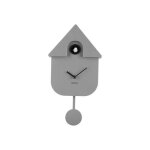 Karlsson - pendule murale cuckoo - gris souris
