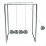 Pendule de newton - balancier zen pour bureau