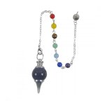 Pendule sphoroton en pierre de soleil bleu bleu