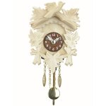 Pendulette - fort noire - miniature - bois - quartz