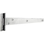 Penture anglaise charniere porte volet portail meuble acier zingue blancl. 500 mm l. 90 mm