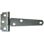 Penture anglaise l�g�re afbat - e15 - 120mm - acier - zingu� blanc