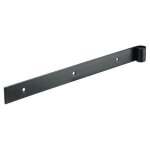 Penture droite charniere bout carre en acier traite pour porte portail 30cm