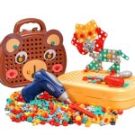 Perceuse lectrique pour enfants - montessori - jeu de perceuse - outil de forage