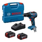 Perceuse à percussion 18v 55 nm (2x4. 0 ah) gsb 18v - 55 en coffret - bosch 0615990l7c Perceuse à percussion 18v 55 nm (2x4. 0 ah) gsb 18v - 55 en coffret - bosch 0615990l7c
