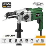 Perceuse � percussion - edm - koma tools - 1050w - mandrin auto - serrant 13mm - 0 - 2800 tr / min