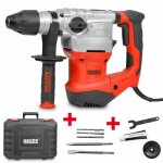 Perceuse  percussion hecht jardin 1036 profi - puissance 1500w - sds - plus - 4250 tours / min