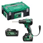 Perceuse  percussion hikoki dv18dewjz - 70 nm - 18 v - 5 ah + 2 batteries bsl1850ma