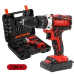 Perceuse � percussion sans fil - 0 - 1500 tr / min - 21v - 2 batteries - 32 nm - chargeur rapide et mallette ...