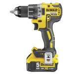 Perceuse visseuse 18v xr + 2 batteries 5ah + chargeur + coffret tstak - dewalt - dcd791p2 - qw