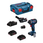 Perceuse - visseuse - bosch - gsr 18v - 90 fc - 2 x 40 ah procore - flexiclick system - 18v