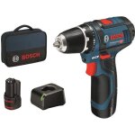Perceuse - visseuse bosch professional gsr 12v - 15 + 2 batteries 20ah + chargeur gal 12v - 20 - 060186810f ...