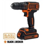 Perceuse / visseuse  percussion - black + decker - 18v - 2 vitesses - mandrin 2 mains - 1 batterie