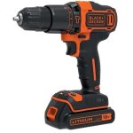 Perceuse / visseuse � percussion - black + decker - 18v - 2 vitesses - mandrin 2 mains - 1 batterie