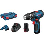 Perceuse - visseuse  percussion sans fil bosch professional gsb 12v - 15 - 2 batteries 2 ah + l - boxx ...