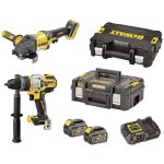 Perceuse - visseuse  percussion sans fil dewalt dck2016t2t - qw - 3 vitesses - meuleuse dangle sans ...