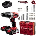 Einhell power x - change te - cd 18 / 2 li - i + 64 (2x20 ah) 2 vitesses - perceuse - visseuse  percussion ...