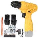 Perceuse visseuse sans fil 12v mini tournevis �lectrique avec batterie 1500mah led 15 nm 18 + 1 r�glages ...