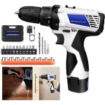 Perceuse visseuse sans fil 168v dayplus mini visseuse devisseuse 18 + 1 rglages de couple 23 accessoires ...
