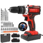 Perceuse visseuse sans fil 18 + 1 r�glages de couple 2 vitesses variable 0 - 1500rpm mandrin 1 - 10mmavec ...