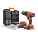 Perceuse - visseuse sans fil 20v avec 2 batteries 20v 1 chargeur et malette - dual power - powdp15301 ...