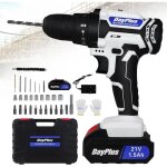 Perceuse visseuse sans fil 21v visseuse devisseuse sans fil avec 1 batterie 45nm 25 + 1 réglages de couple ... Perceuse visseuse sans fil 21v visseuse devisseuse sans fil avec 1 batterie 45nm 25 + 1 réglages de couple ...