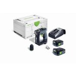 Perceuse - visseuse sans fil - festool - cxs 12 25 - plus - 2 batteries 12v 2. 5 ah - chargeur - systainer ...