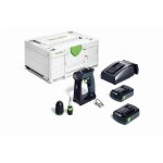 Perceuse - visseuse sans fil cxs 18 c 30 - plus - festool - 2 batteries 18v 3. 0ah - chargeur - systainer ...