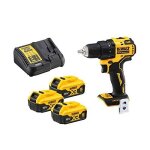 Perceuse visseuse - dewalt - xr 18v dcd708p3t - qw - 3 batteries 5ah - moteur brushless