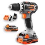 Perceuse visseuse sans fil - fuxtec fx - e1bs20 - 20v 21000 frappes / min - set avec 2 batteries 2ah ...
