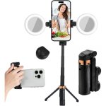 Perche � selfie bluetooth avec tr�pied - sightmark - extensible 22 � 365 cm - rotatif � 360� - t�l�commande ...